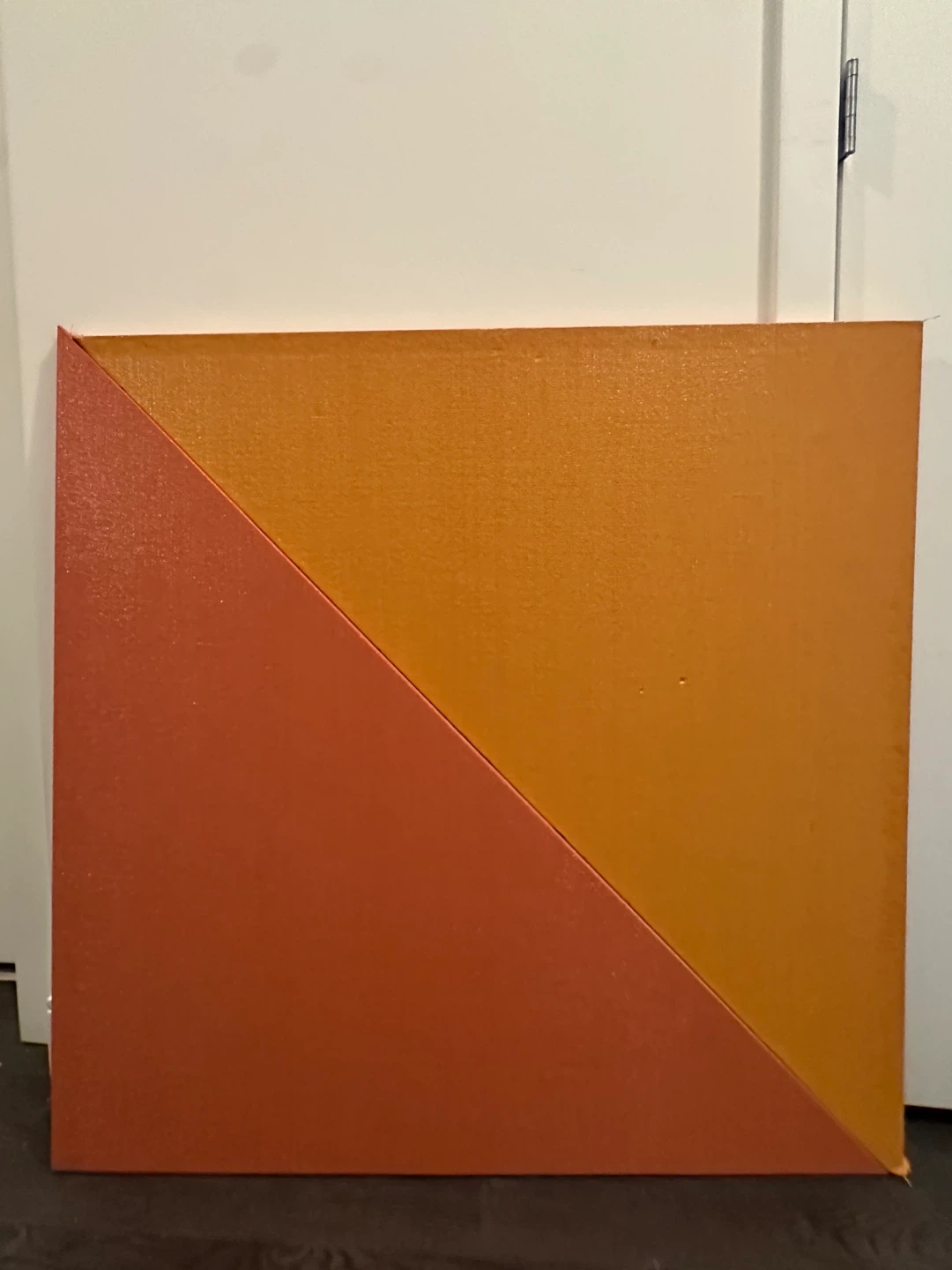 Set of 3 Geometric Canvas Wall Art Triangles - photo 2
