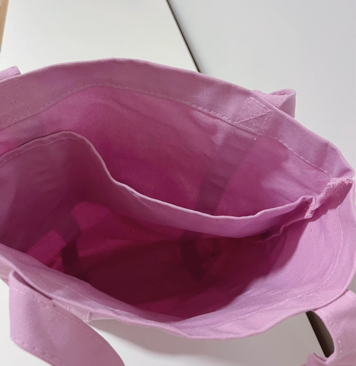 Ollie Quinn Pink Canvas Tote Bag - photo 2
