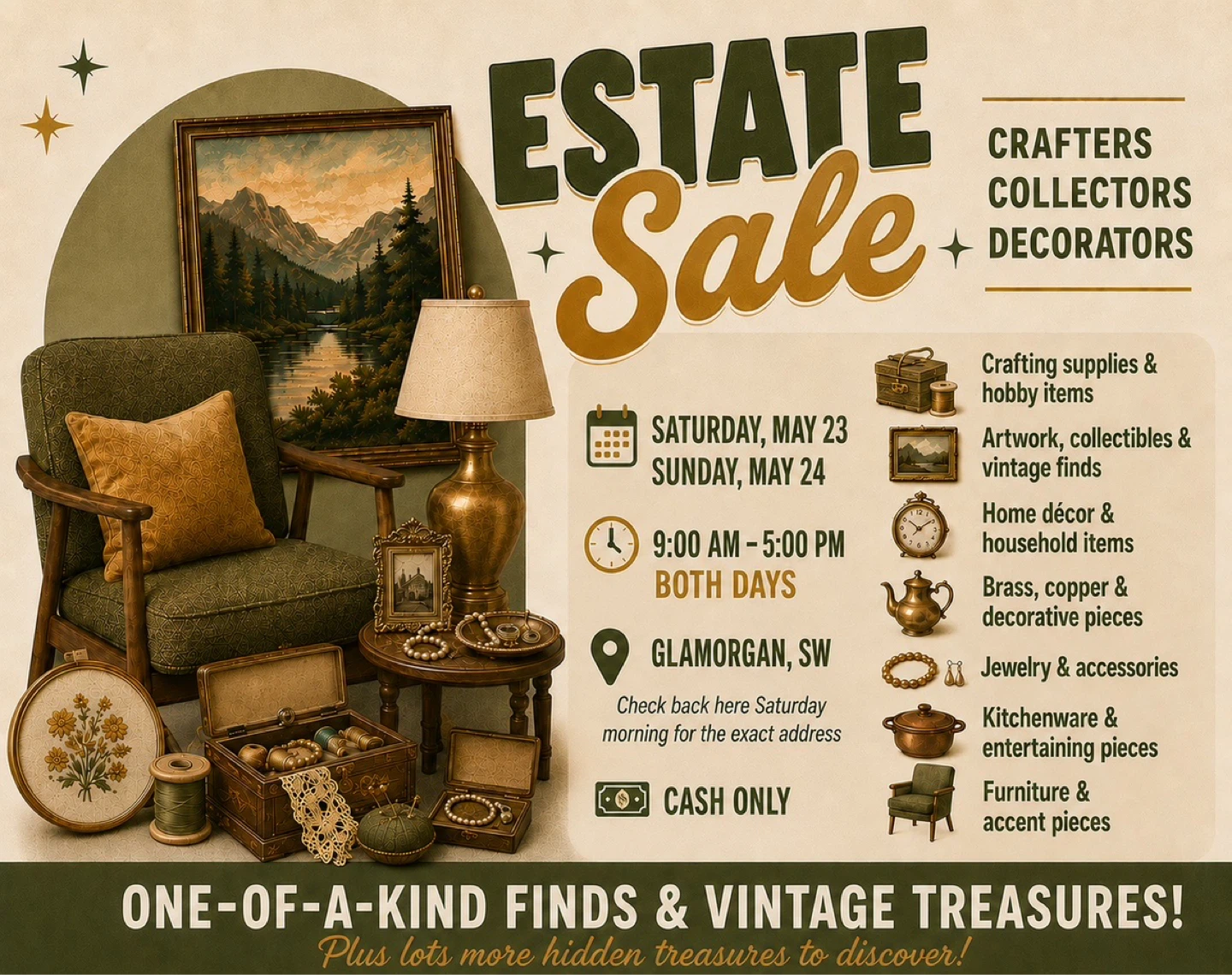 Estate Sale - One-of-a-Kind Finds