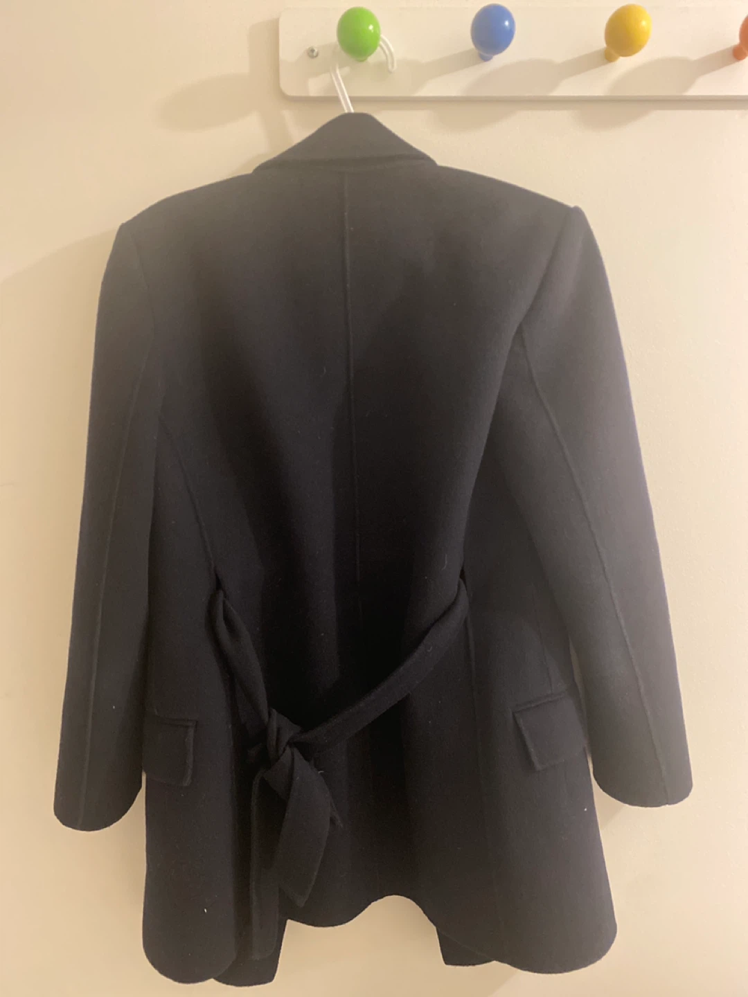 Jucy Judy Navy Wool Blend Blazer with Belt - photo 2