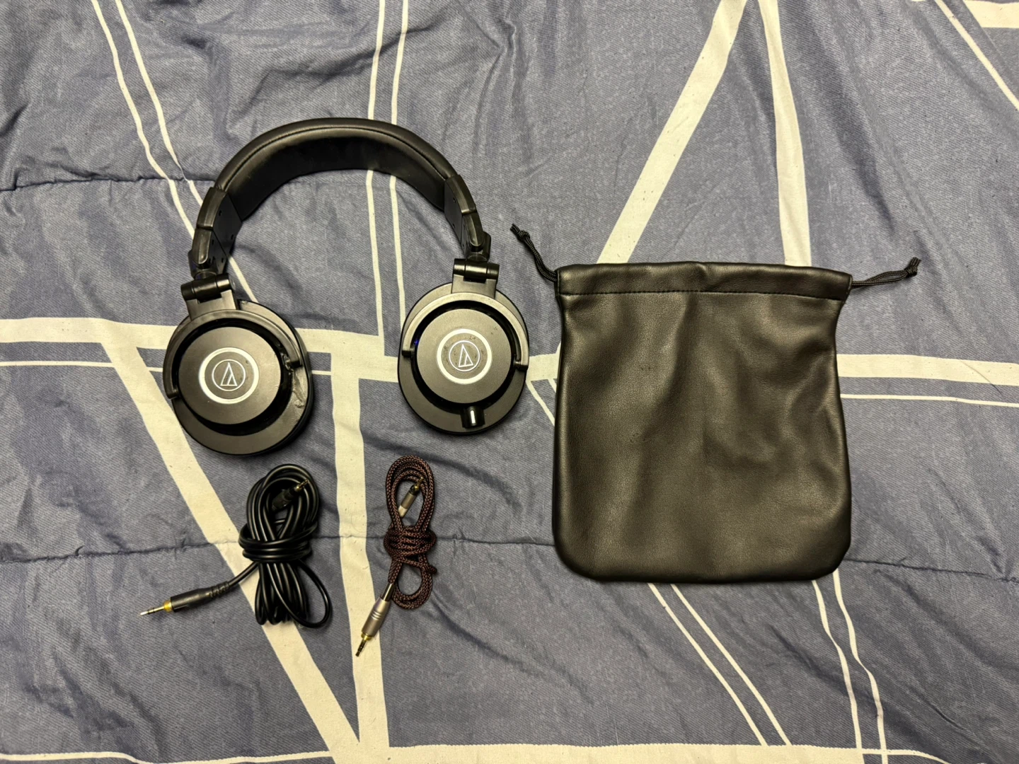 Audio-Technica ATH-M40X Headphones W/ Accessories