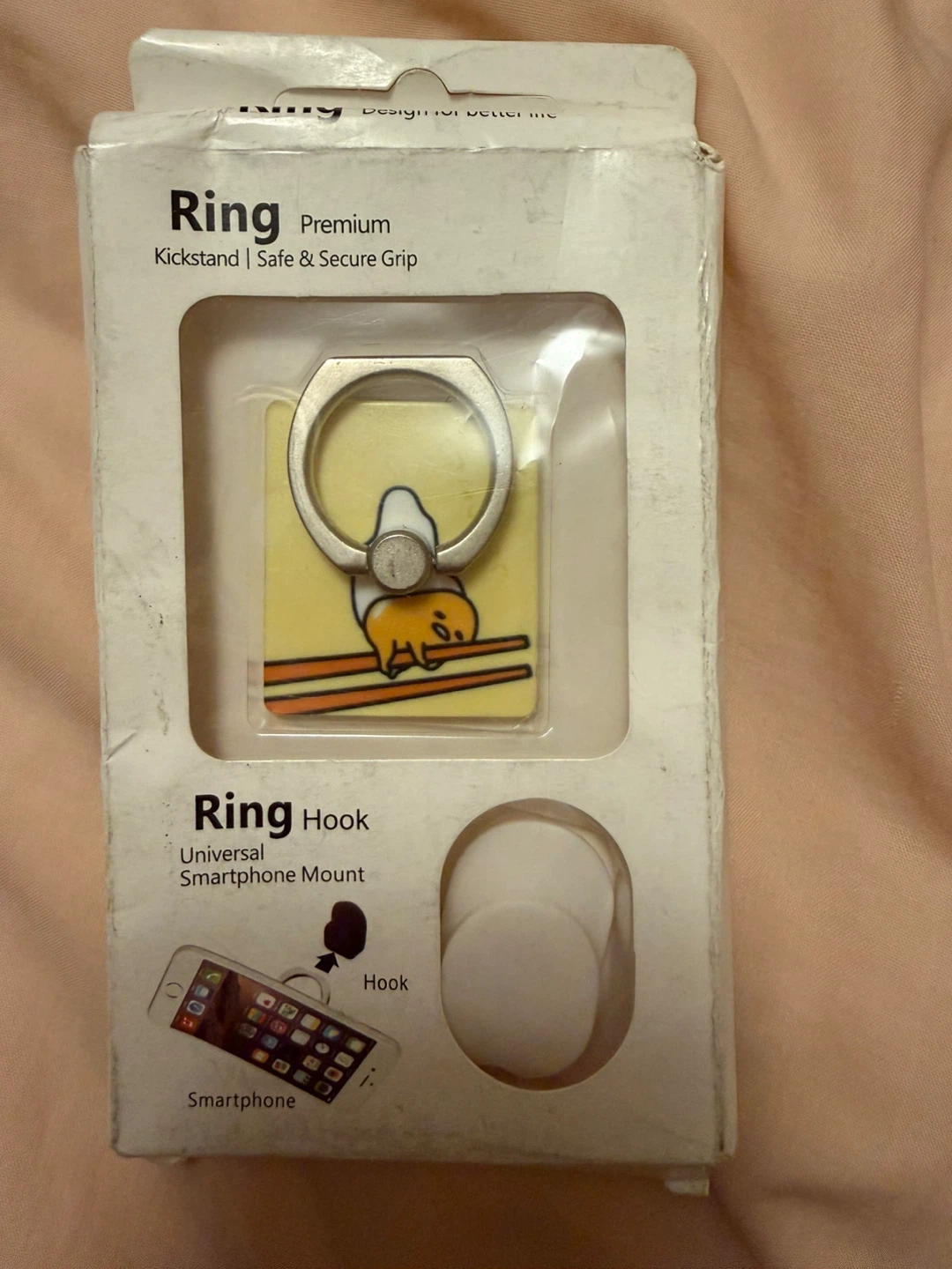 Gudetama phone ring grip Never used