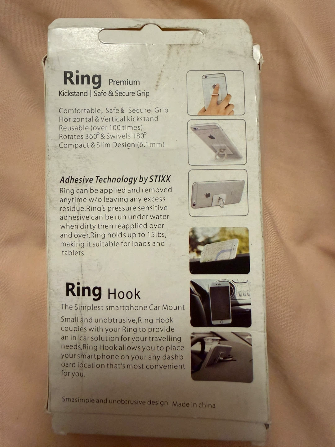 Gudetama phone ring grip Never used - photo 2