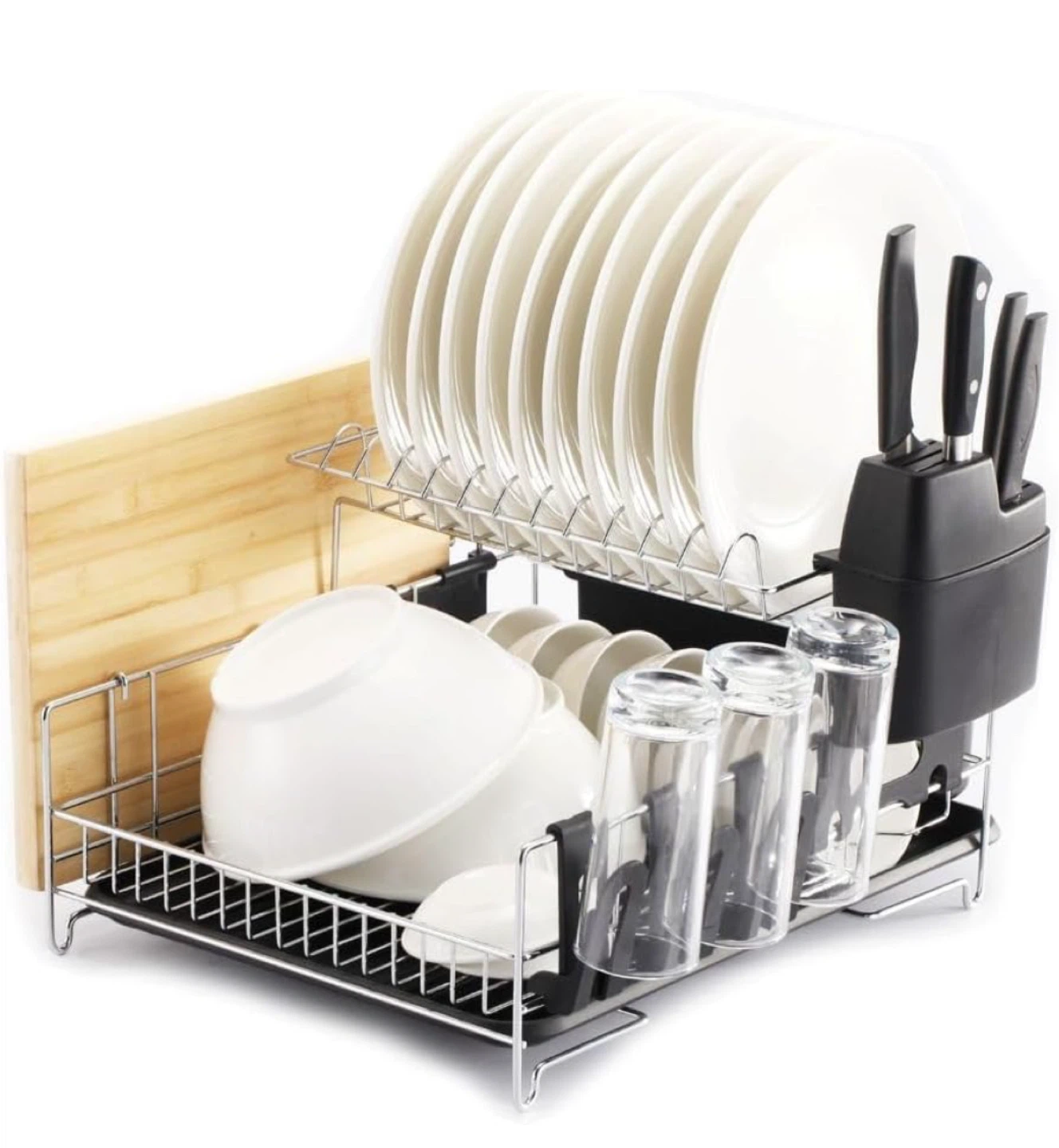2-Tier Dish Drying Rack