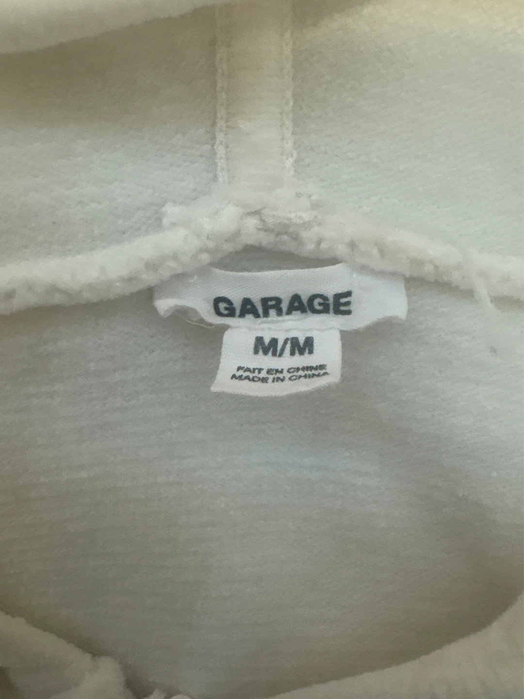 Garage White Zip-Up Hoodie M/M - photo 2
