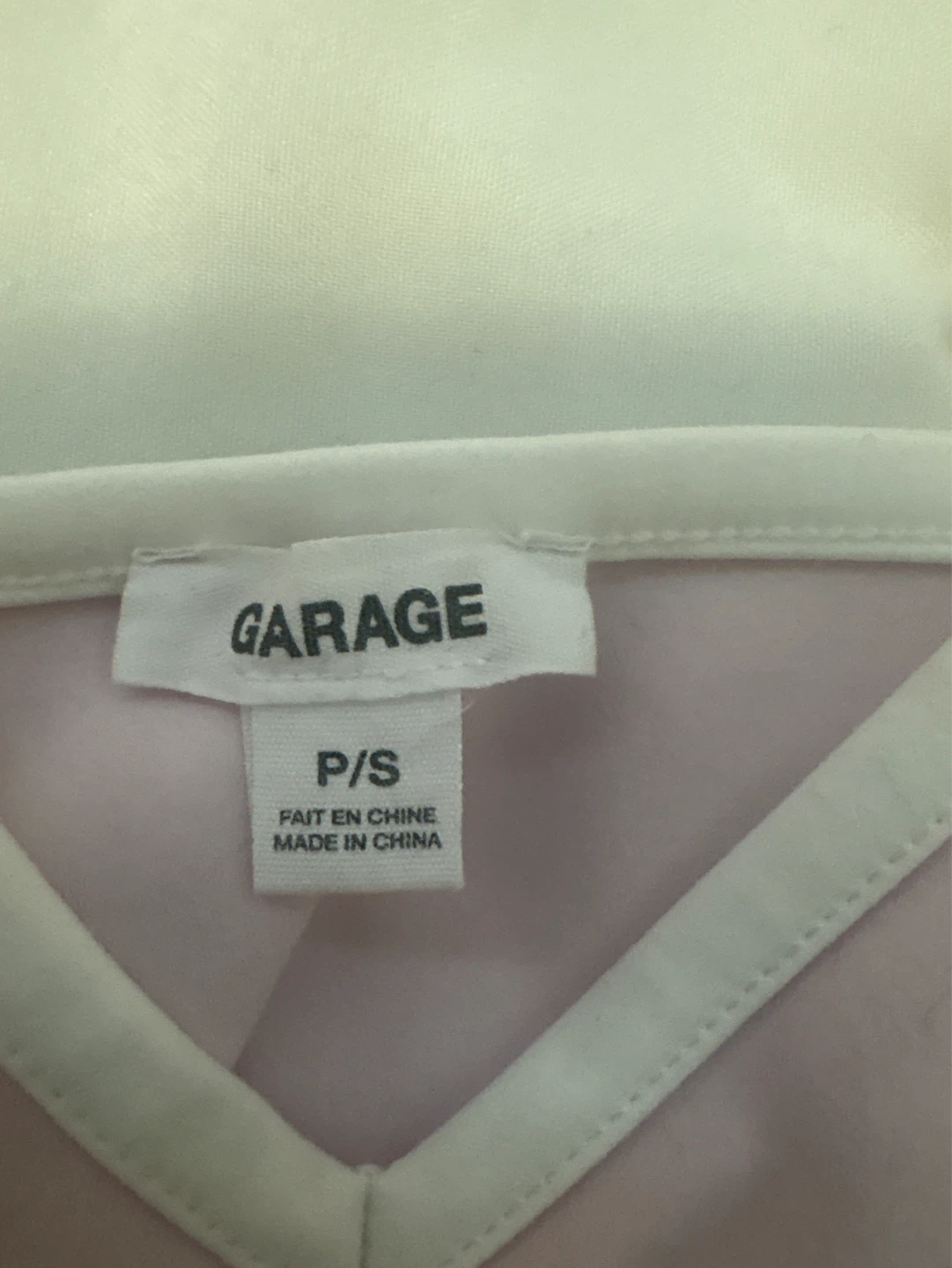 Garage Pink Spaghetti Strap Tank Top - Size P/S - photo 3