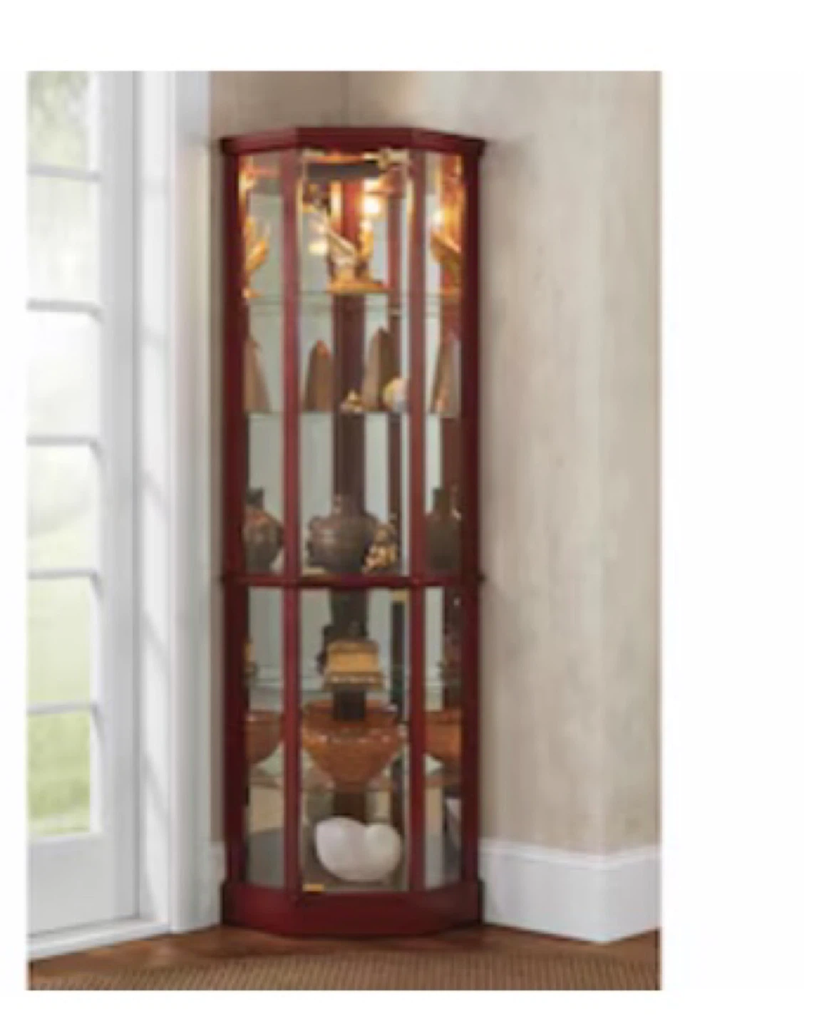 Corner Curio Cabinet brand new in box