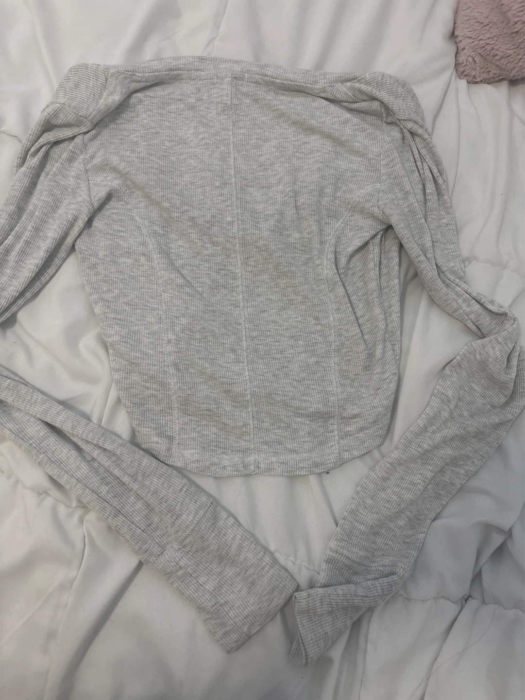 Garage Grey Ribbed Henley Top - TP/XS - photo 3