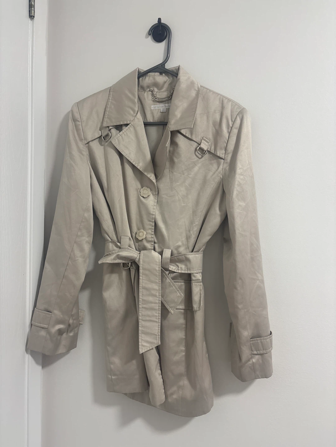 ELLABEE Beige Trench Coat size mejume