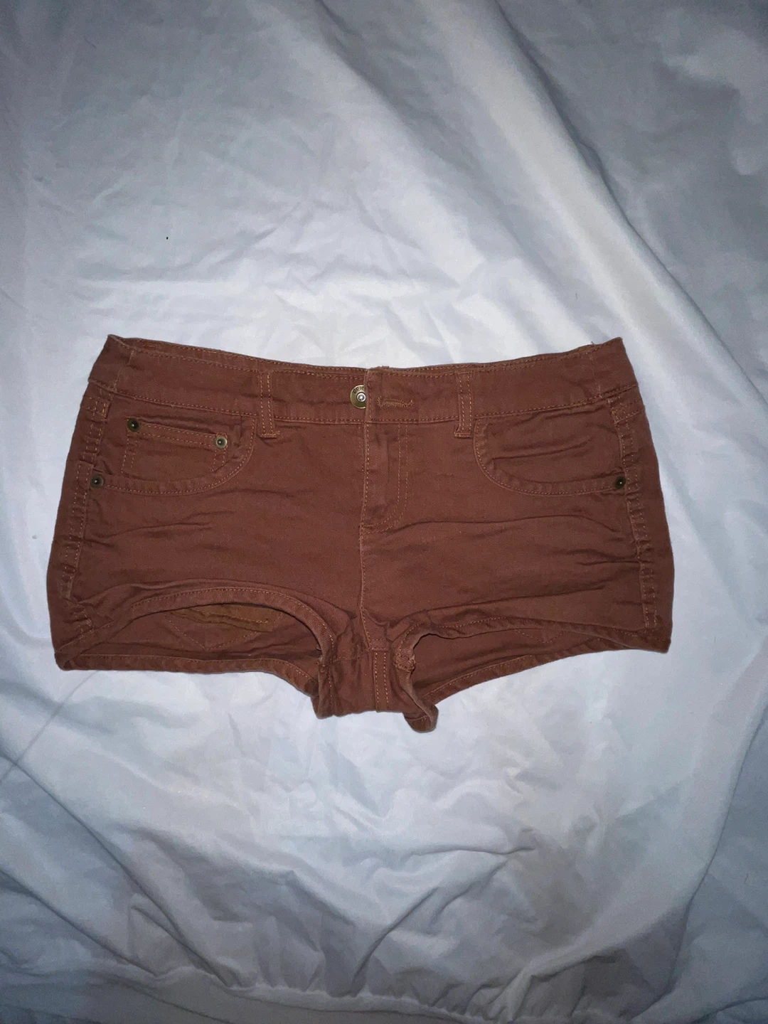 Brown Mini Shorts