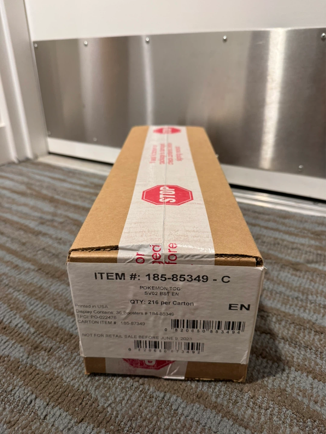 Paldea evolved booster box sealed case