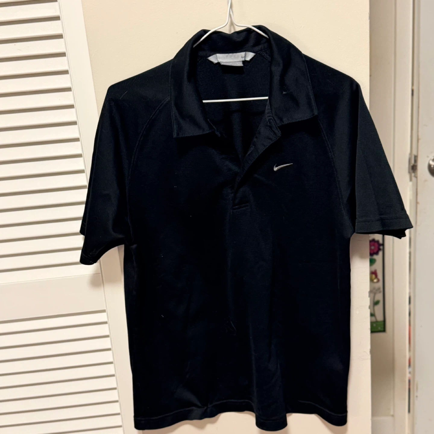 Nike Black Short Sleeve Polo Shirt