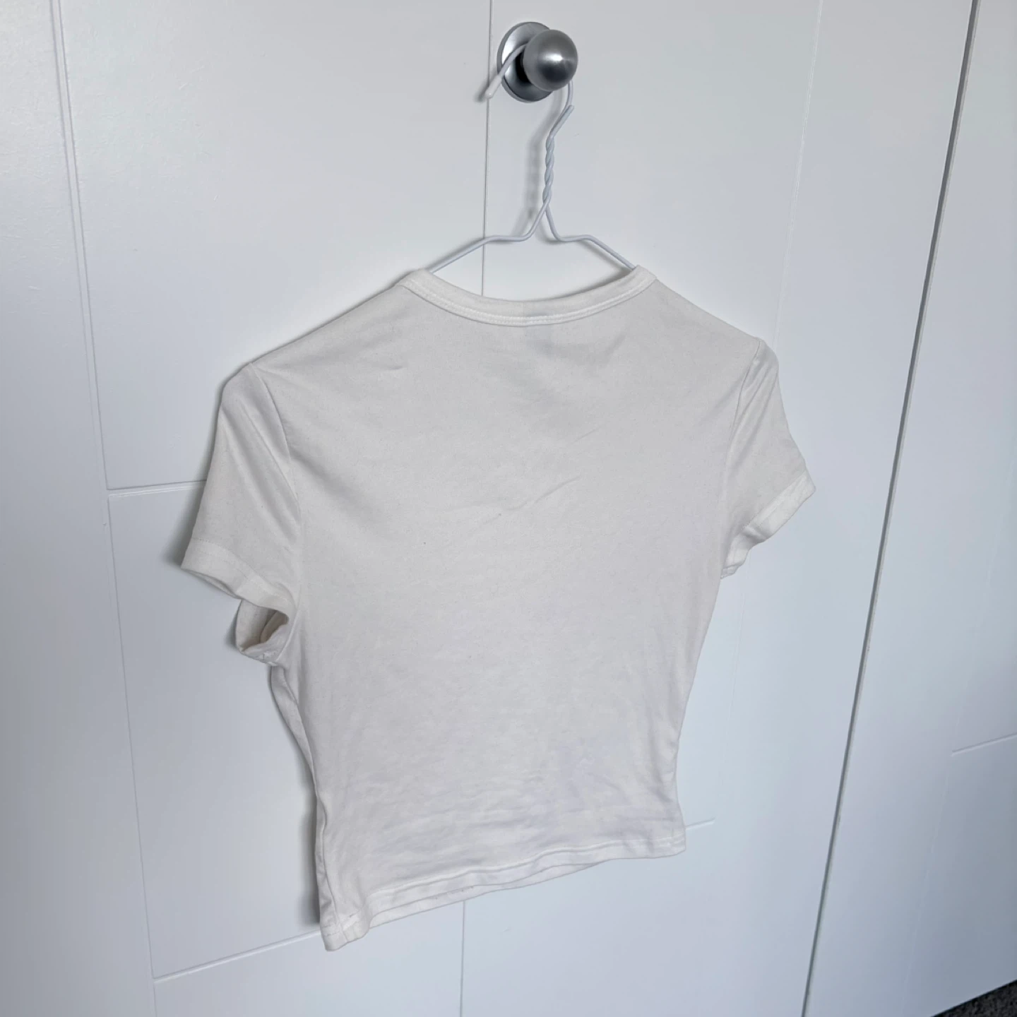 White Cropped Tee - photo 3
