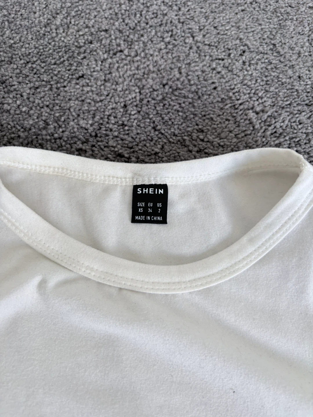 White Cropped Tee - photo 2