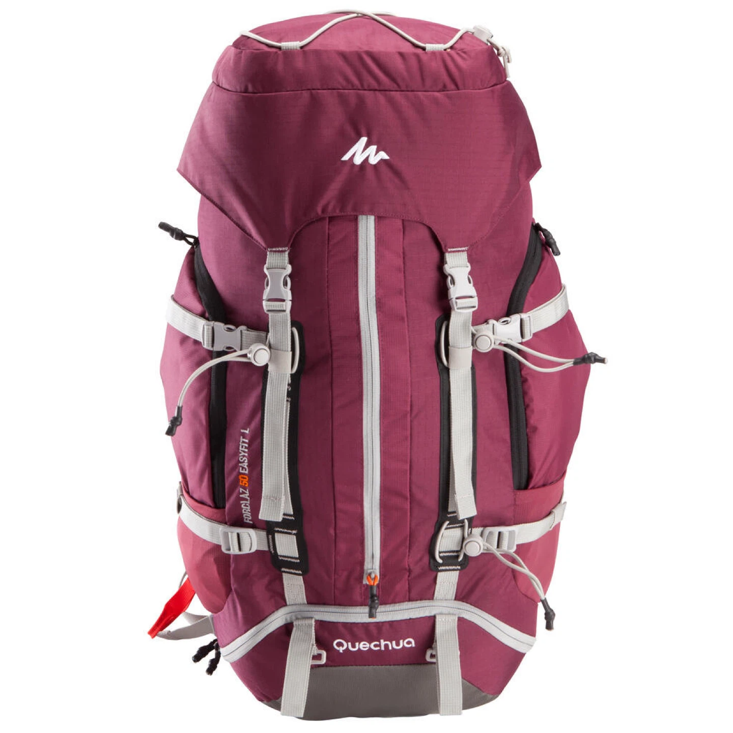 QUECHUA Easyfit Women's Mountain Trekking 50L backpack - purple - photo 2