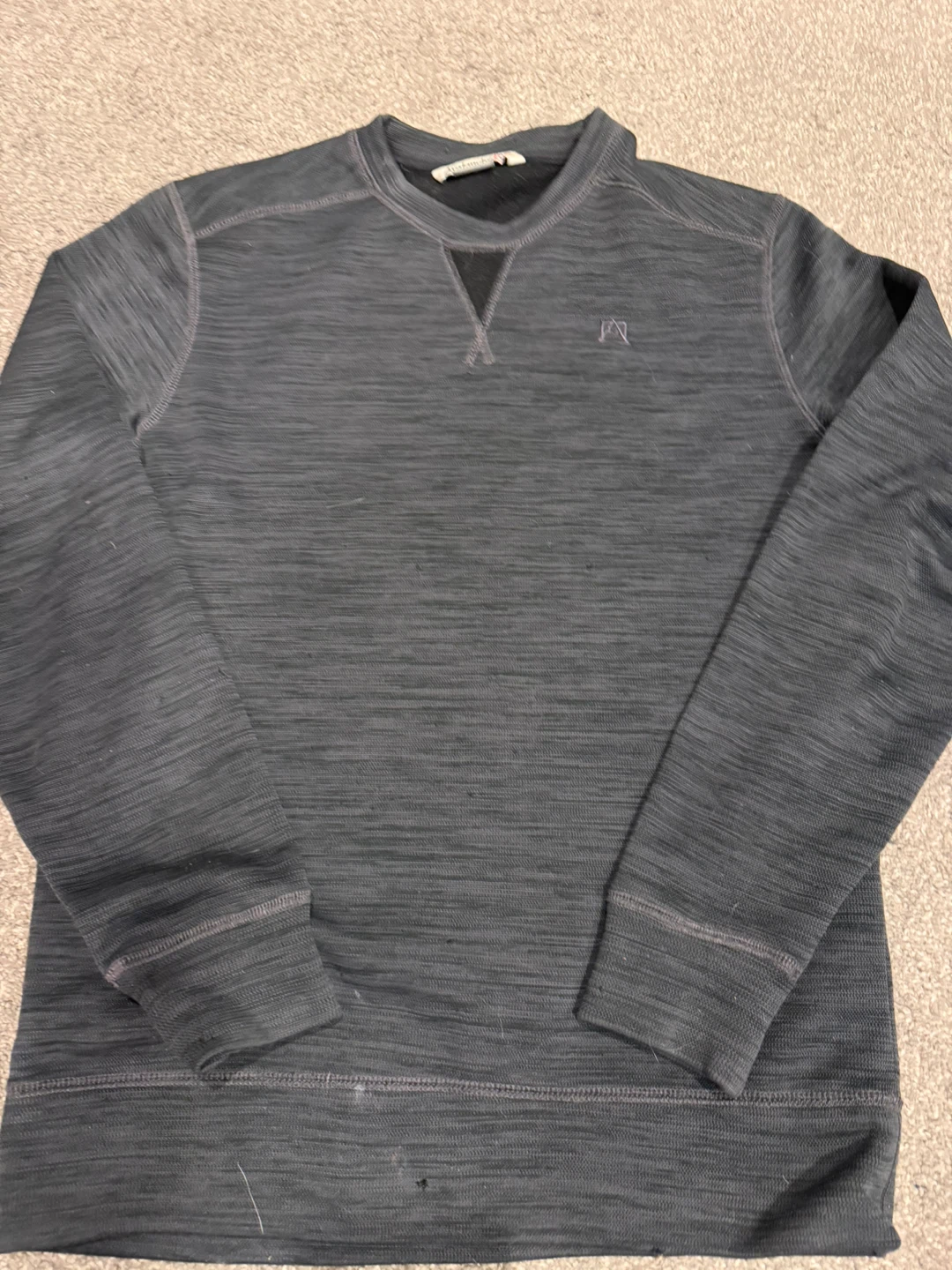 Marmot Crew Neck Pullover Sweater - Charcoal Grey