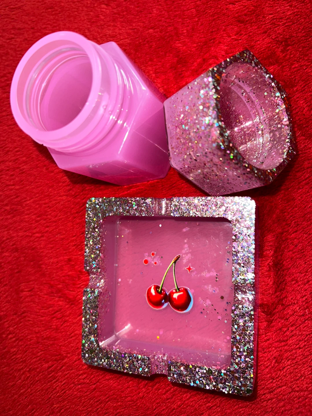 Ashtray/stash jar set