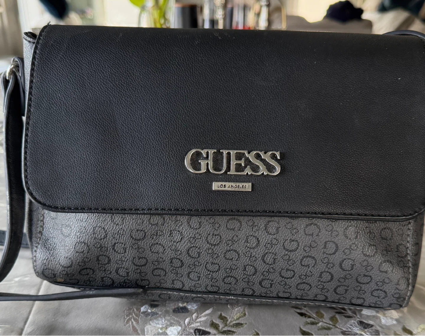 Black Guess Crossbody Bag