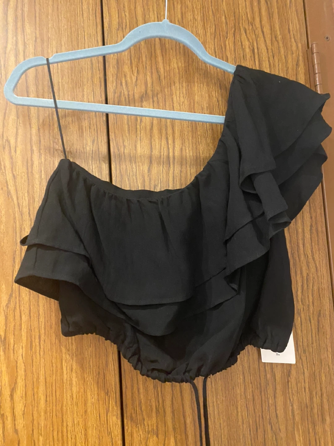 One shoulder blouse size medium