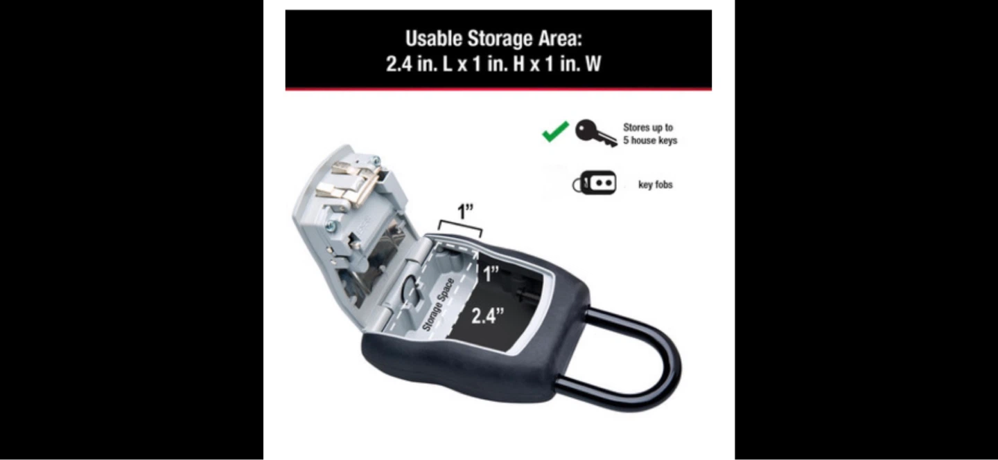 Master Lock Commercial Lockbox - Resettable 4 Digit Code - photo 5