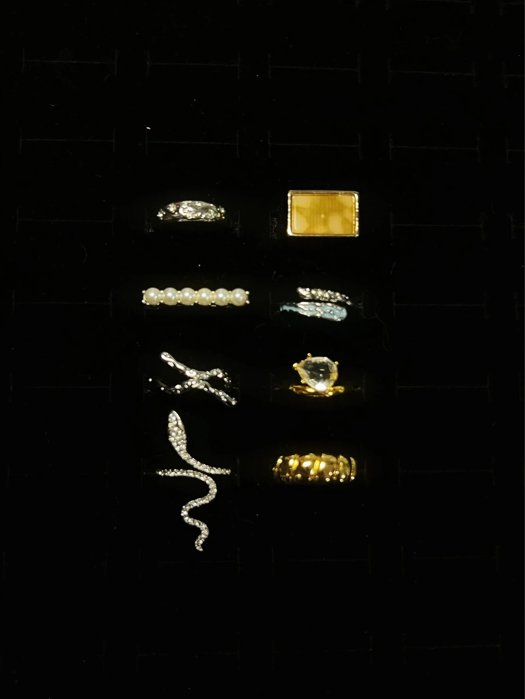 Assorted Fashion Rings Set