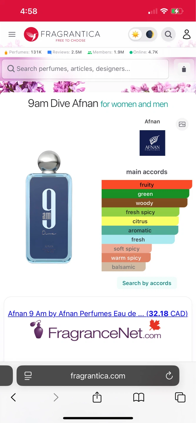 Afnan 9am Dive 100ml EDP - photo 3