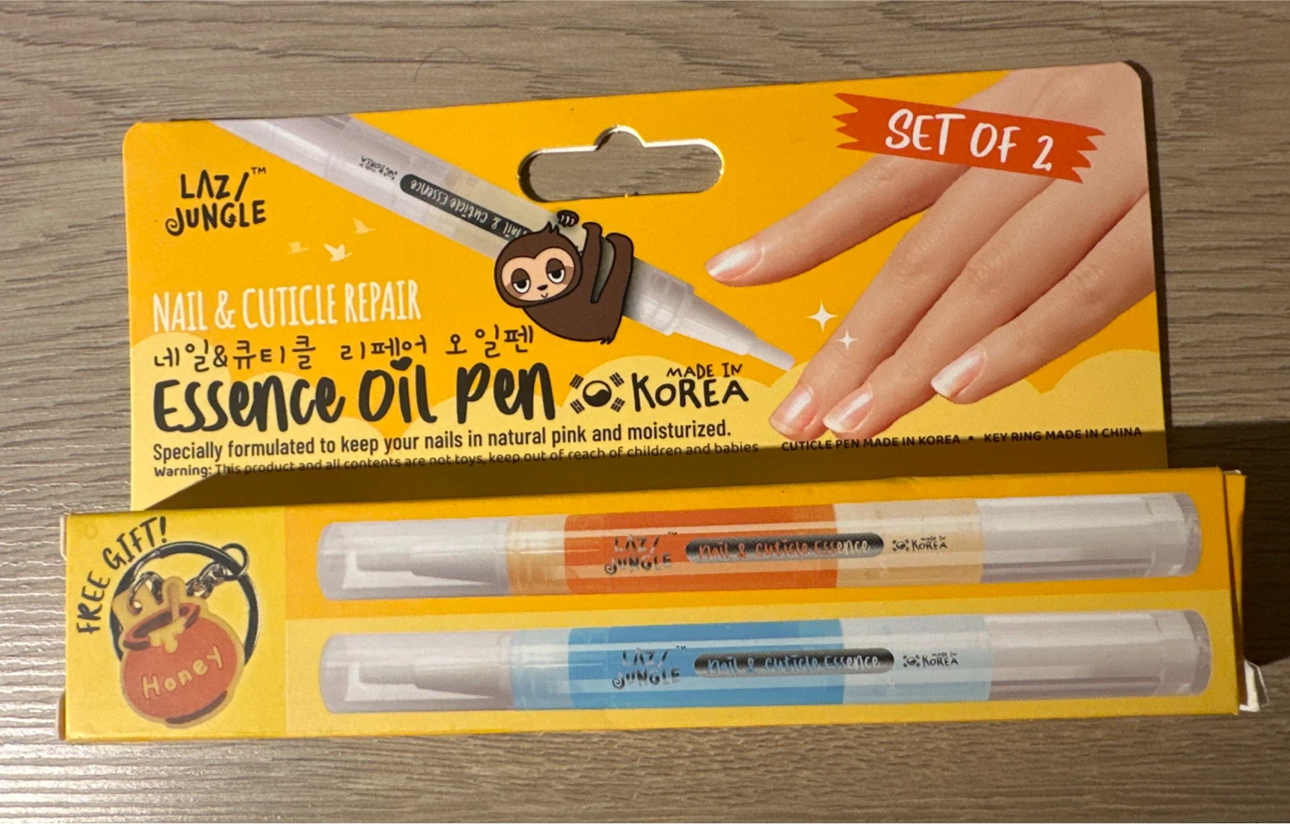 LAZ™/JUNGLE Nail & Cuticle Repair Essence Oil Pens (Set of 2)