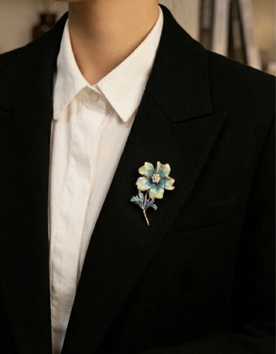 Vintage Monet’s Garden Enamel Flower Brooch 🎨✨