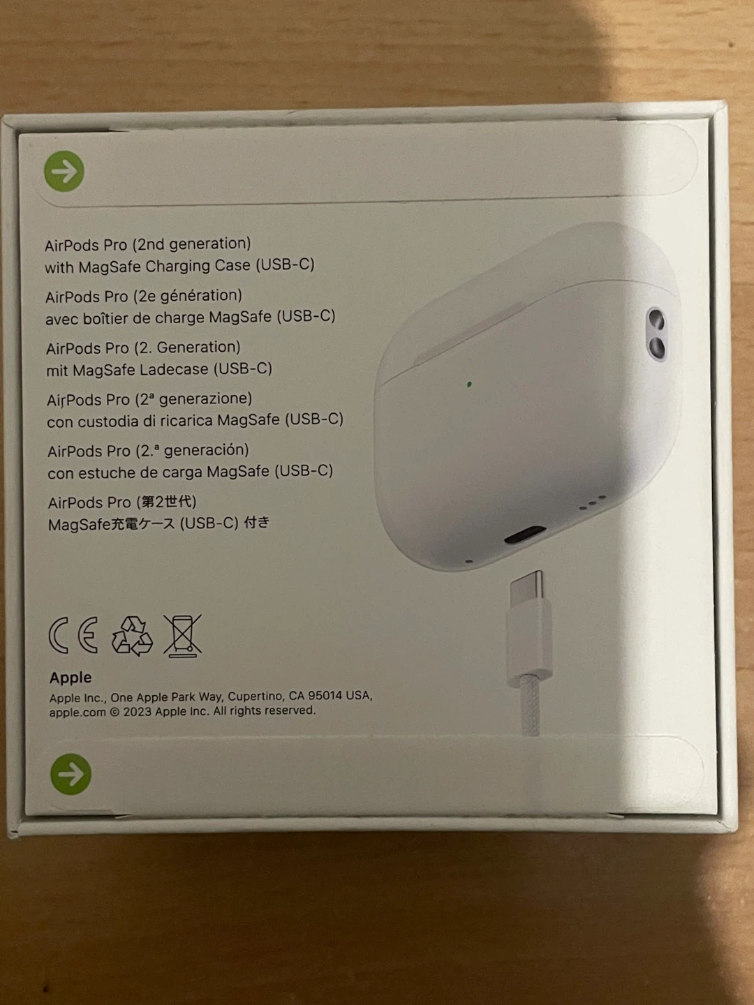 100% Authentic Apple AirPods Pro (2nd Generation) - photo 2