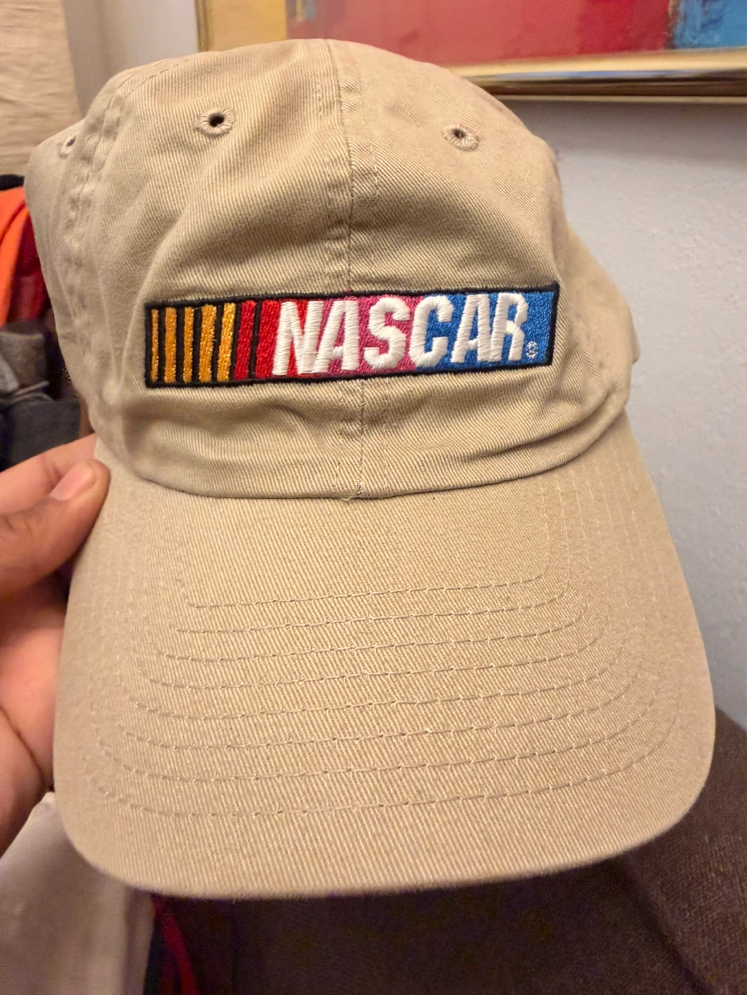 NASCAR Tan Baseball Cap
