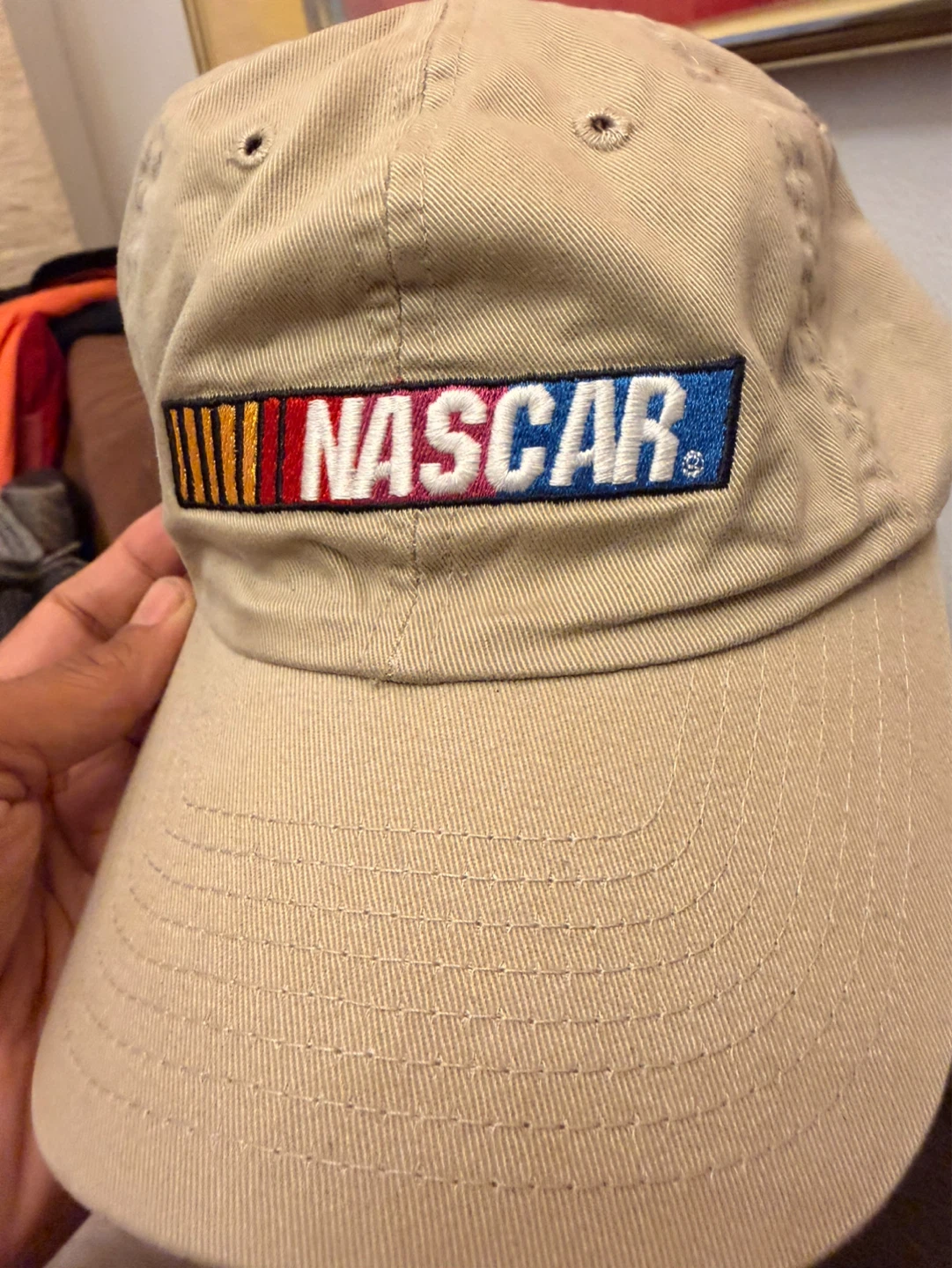 NASCAR Tan Baseball Cap - photo 2