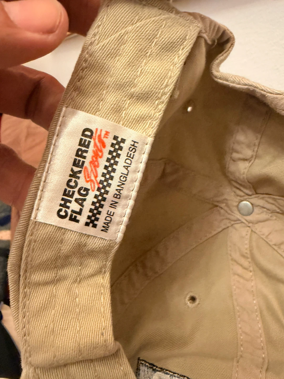 NASCAR Tan Baseball Cap - photo 4