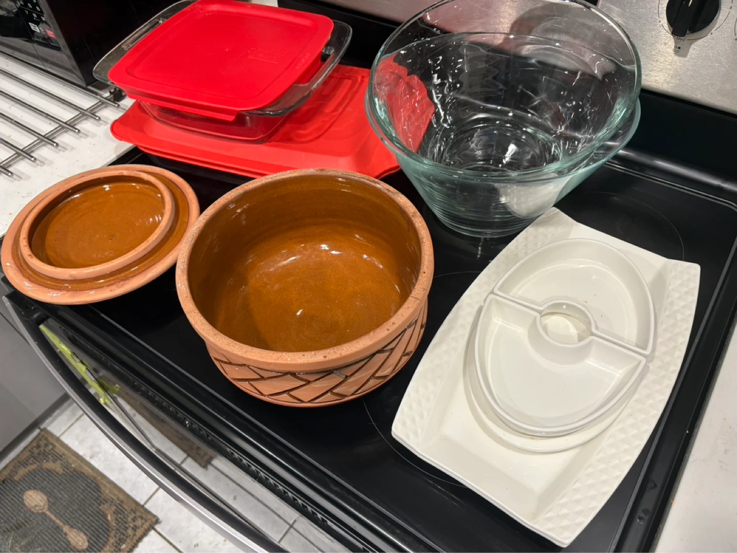 Kitchenware Set:Bowls, and Serving Tray