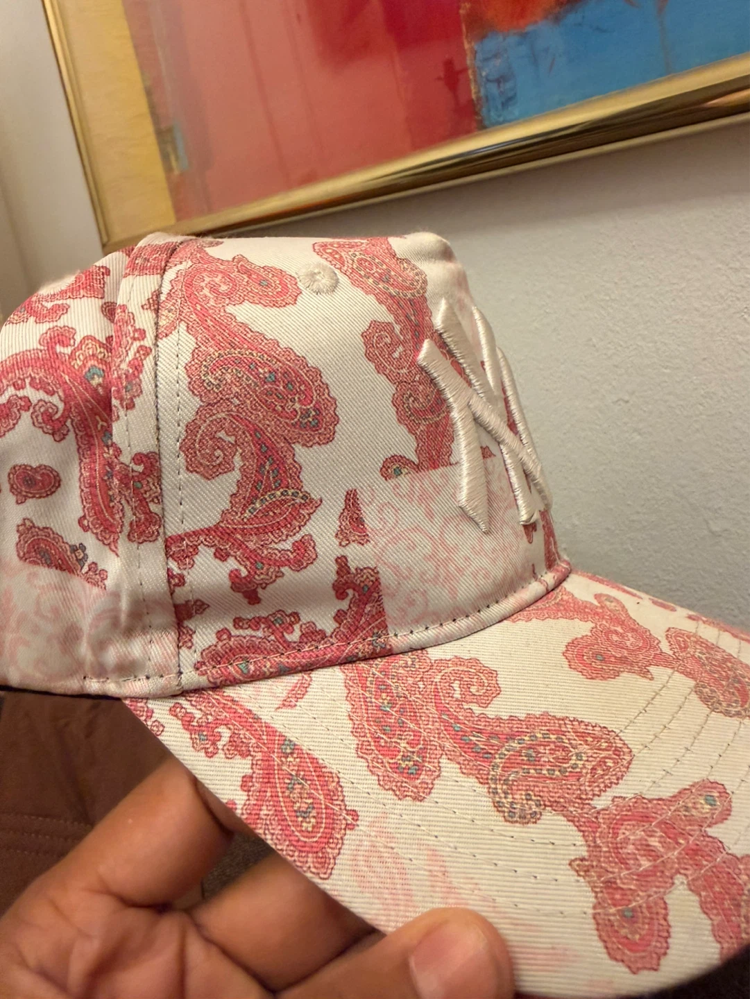 New York Yankees Paisley Baseball Cap - photo 3