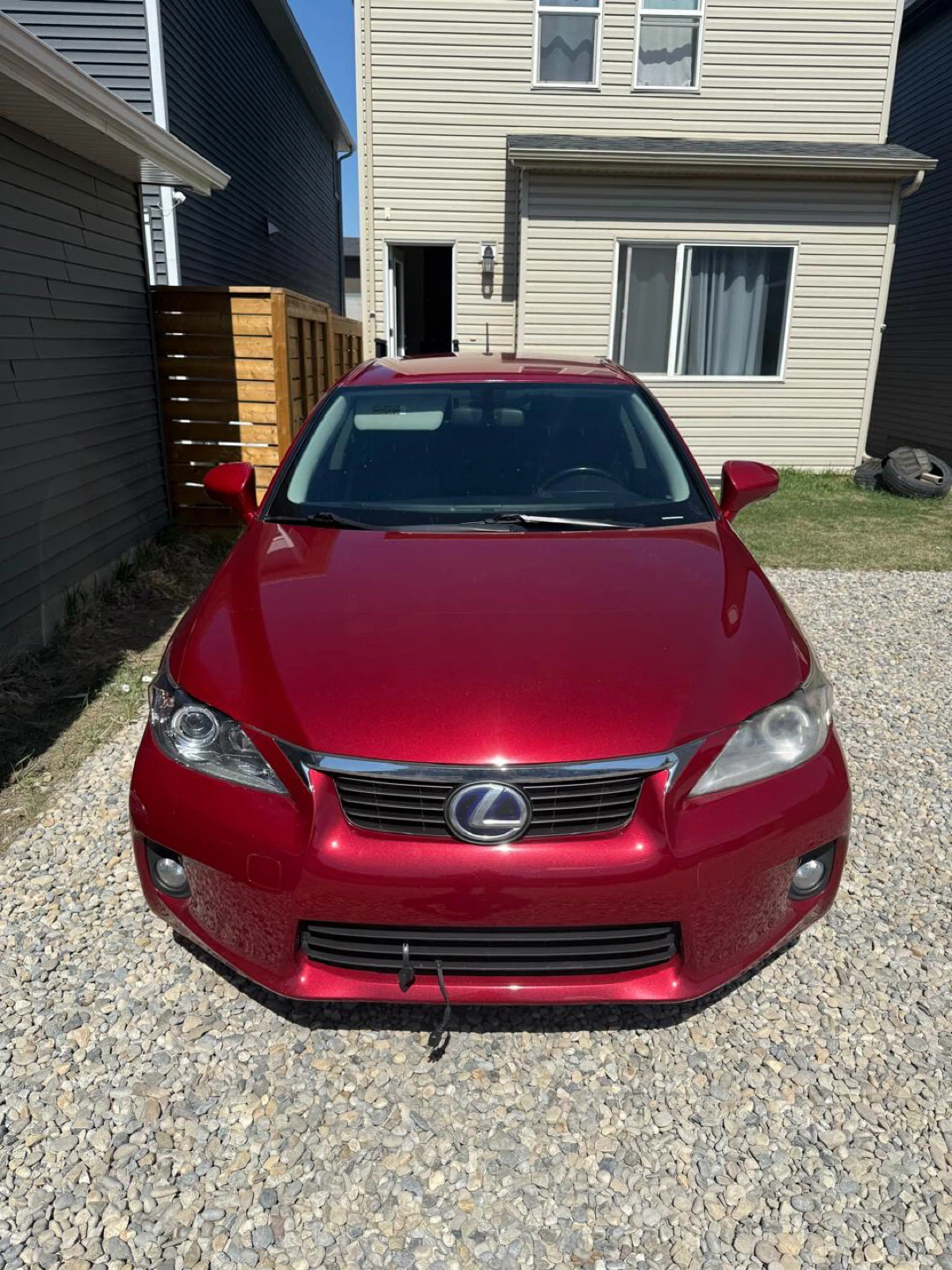 Lexus CT200h Red Hatchback