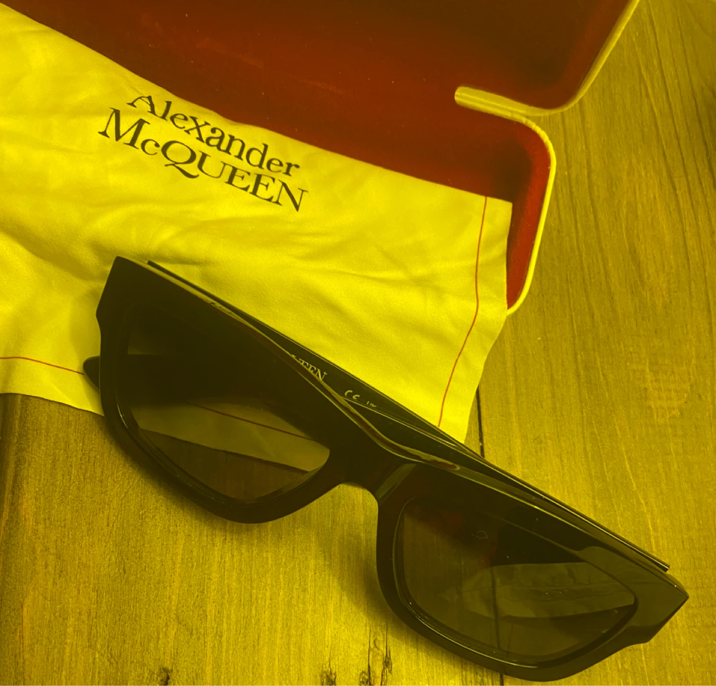 Alexander McQueen Black Sunglasses