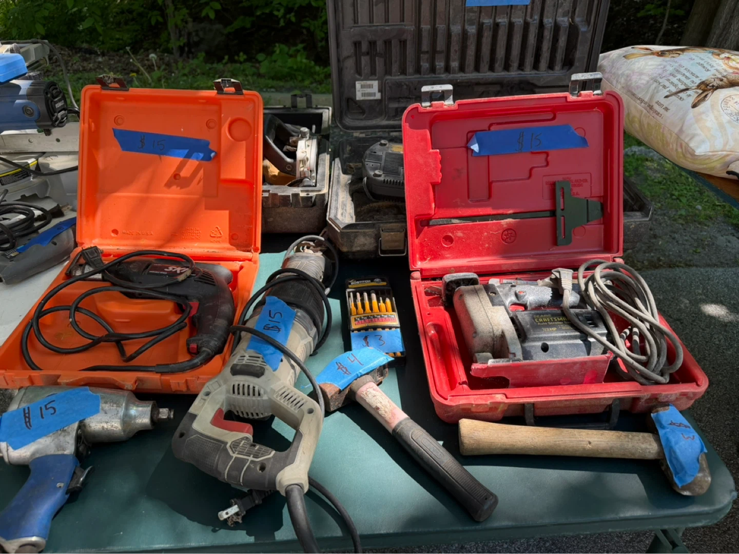 SKIL Hammer Drill & Craftsman Grinder Combo