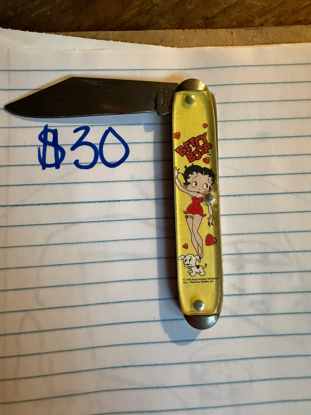 Betty Boop Pocket Knife