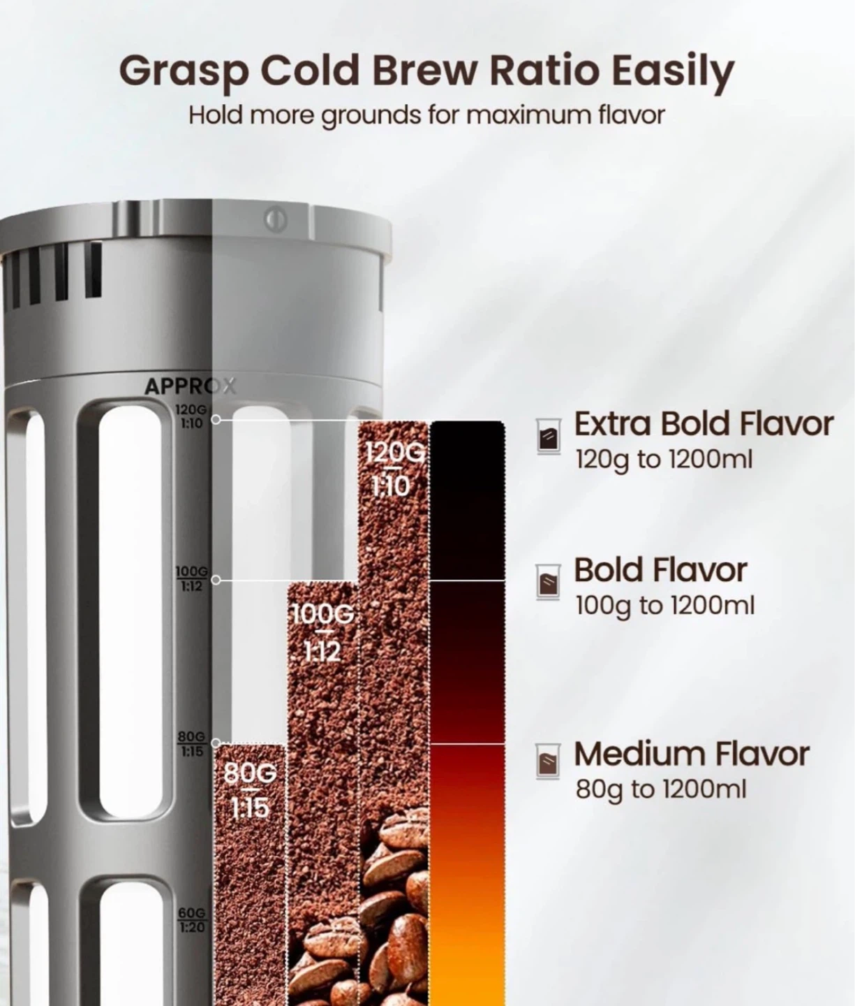 Maestri House Compact Cold Brew Coffee Maker/Pitcher 41oz - photo 5