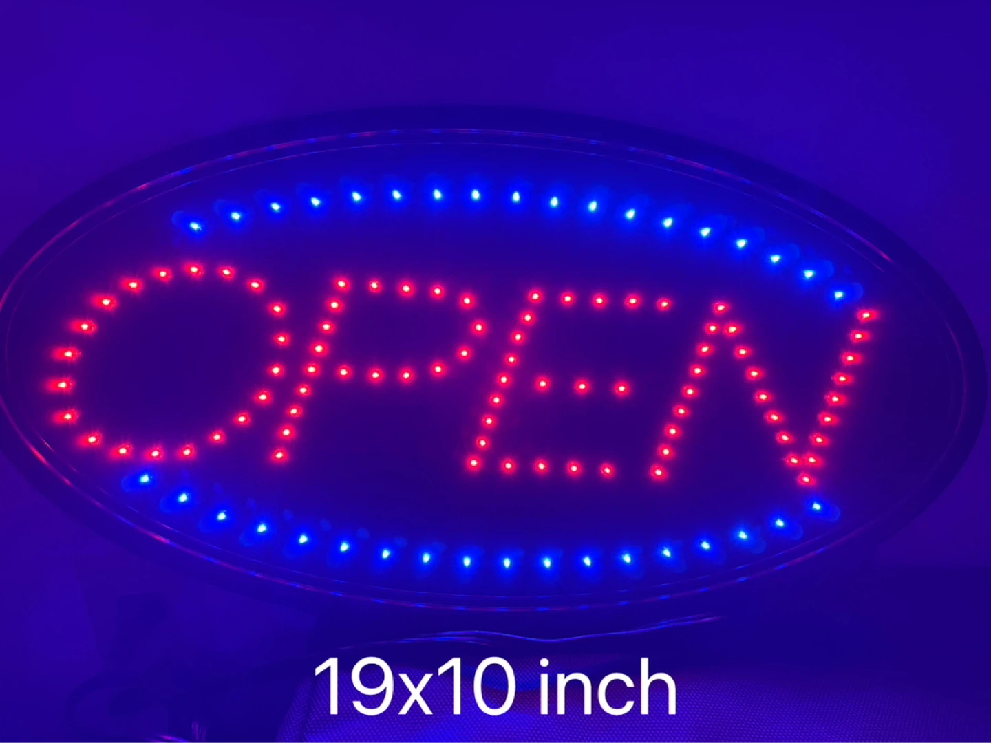 LED Open Sign 19x10 Inch