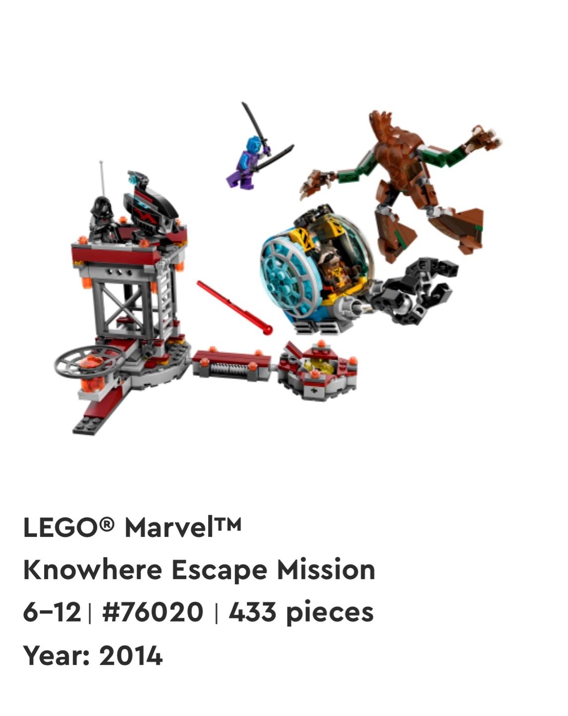 LEGO Marvel Super Heroes Knowhere Escape Mission Set #76020 - photo 3