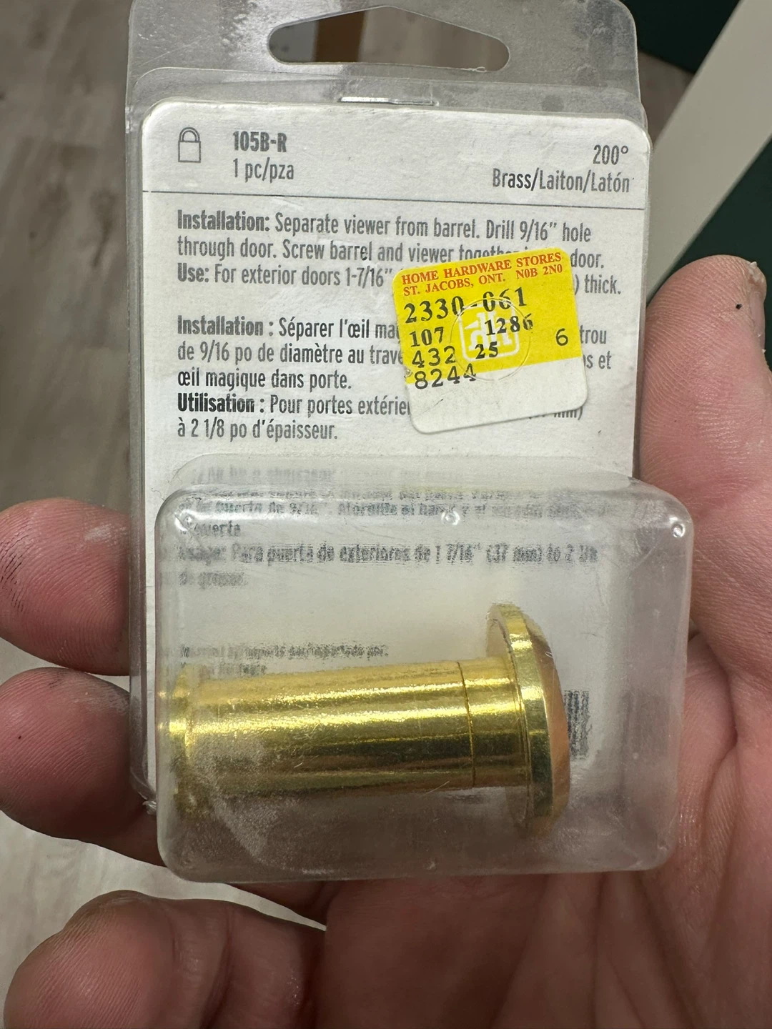 Onward Brass Door Viewer - photo 2