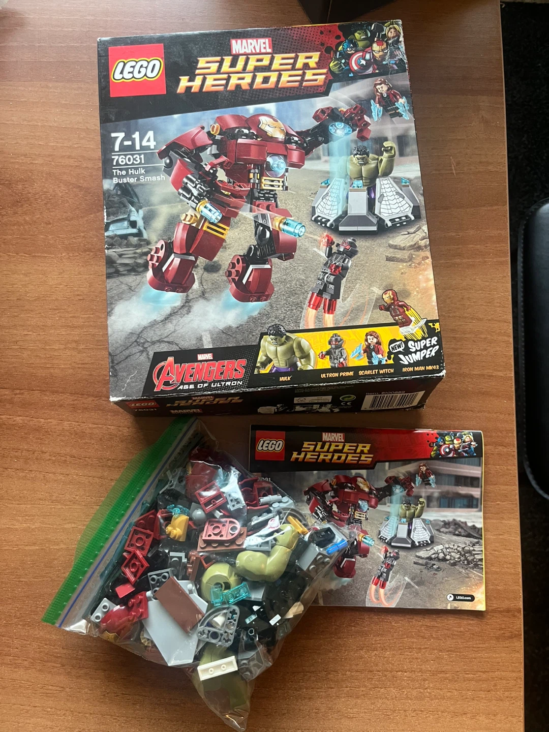 LEGO Marvel The Hulk Buster Smash 76031 Set