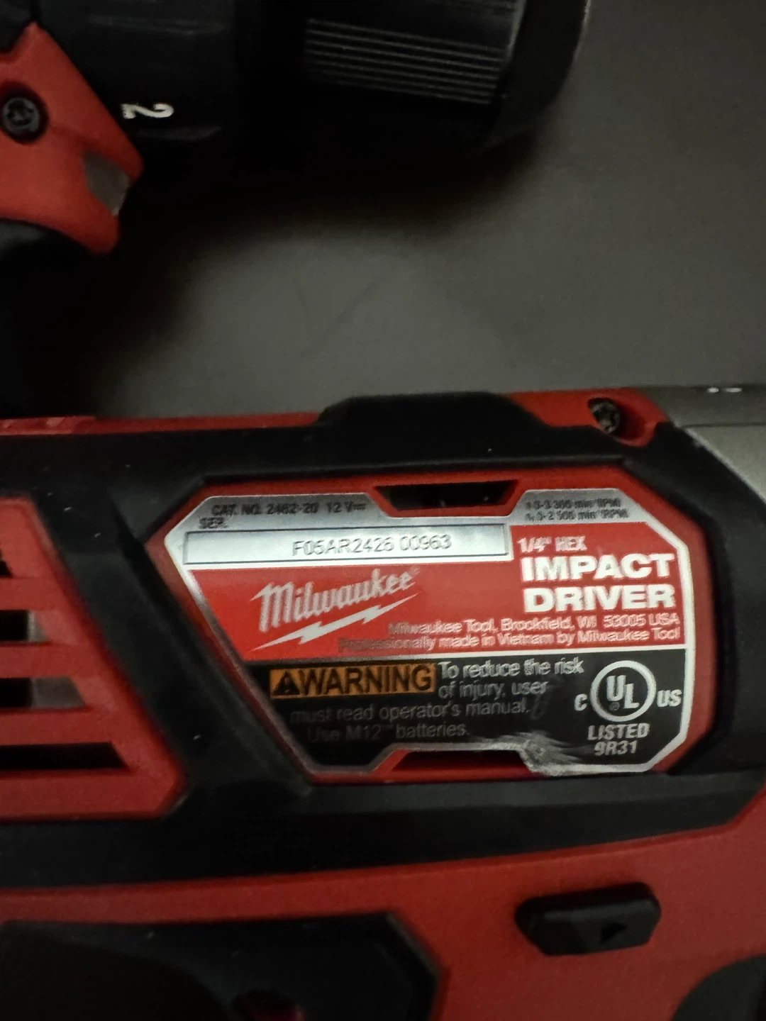 Milwaukee 12V Drill/Driver and Impact Driver Set - photo 3