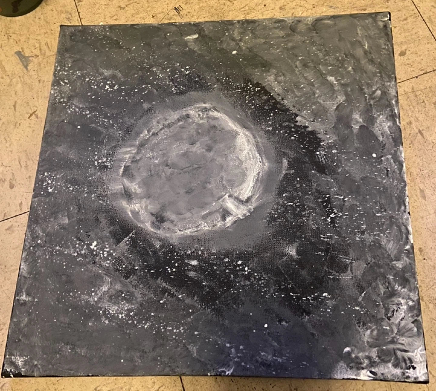 Acrylic Painting - Space Scene