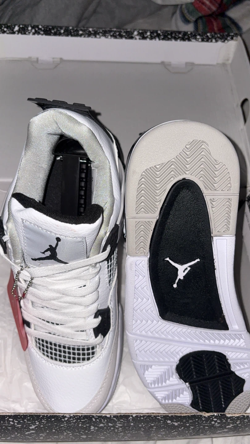 Air Jordan 4 Retro SE "Craft" - White/Grey - photo 3