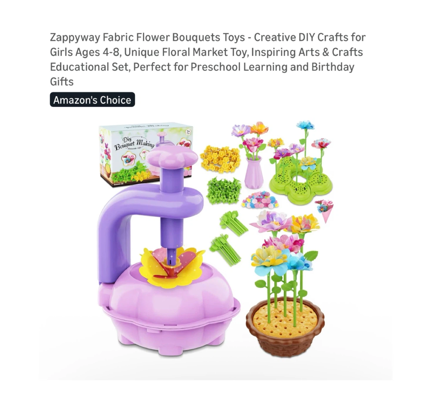 Brand new Fabric Flower Bouquets Toys