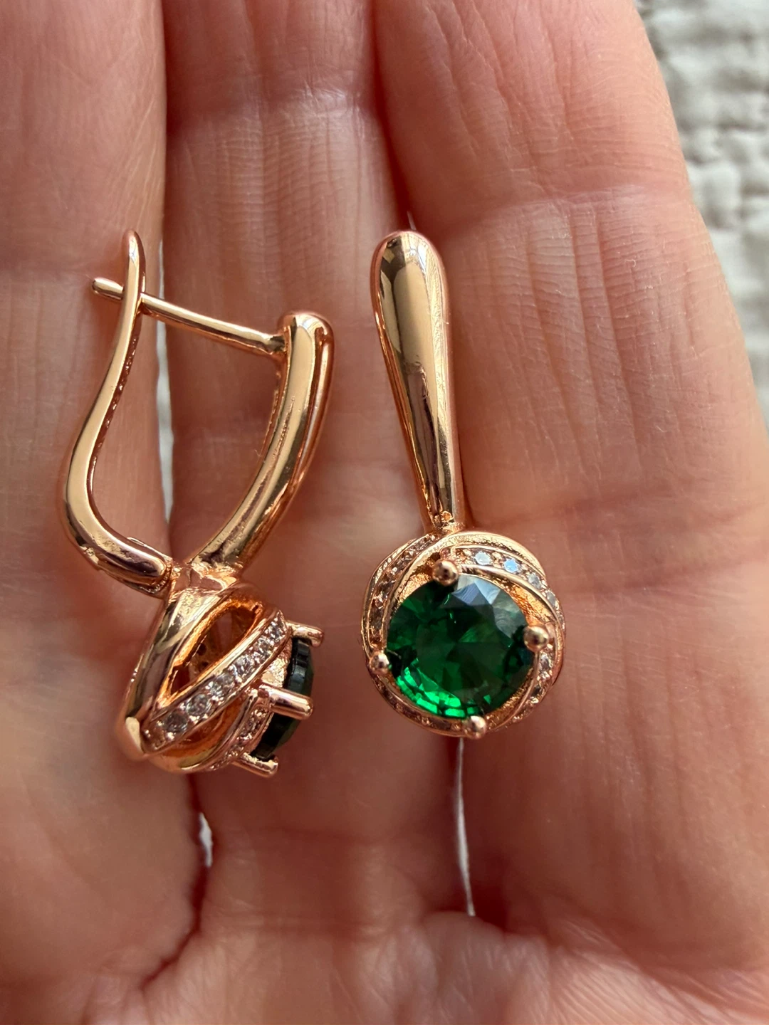 14k gemstone earrings