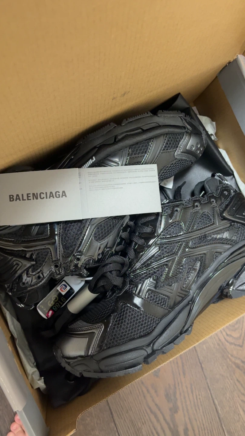 Balenciaga Runner Sneakers - Black
