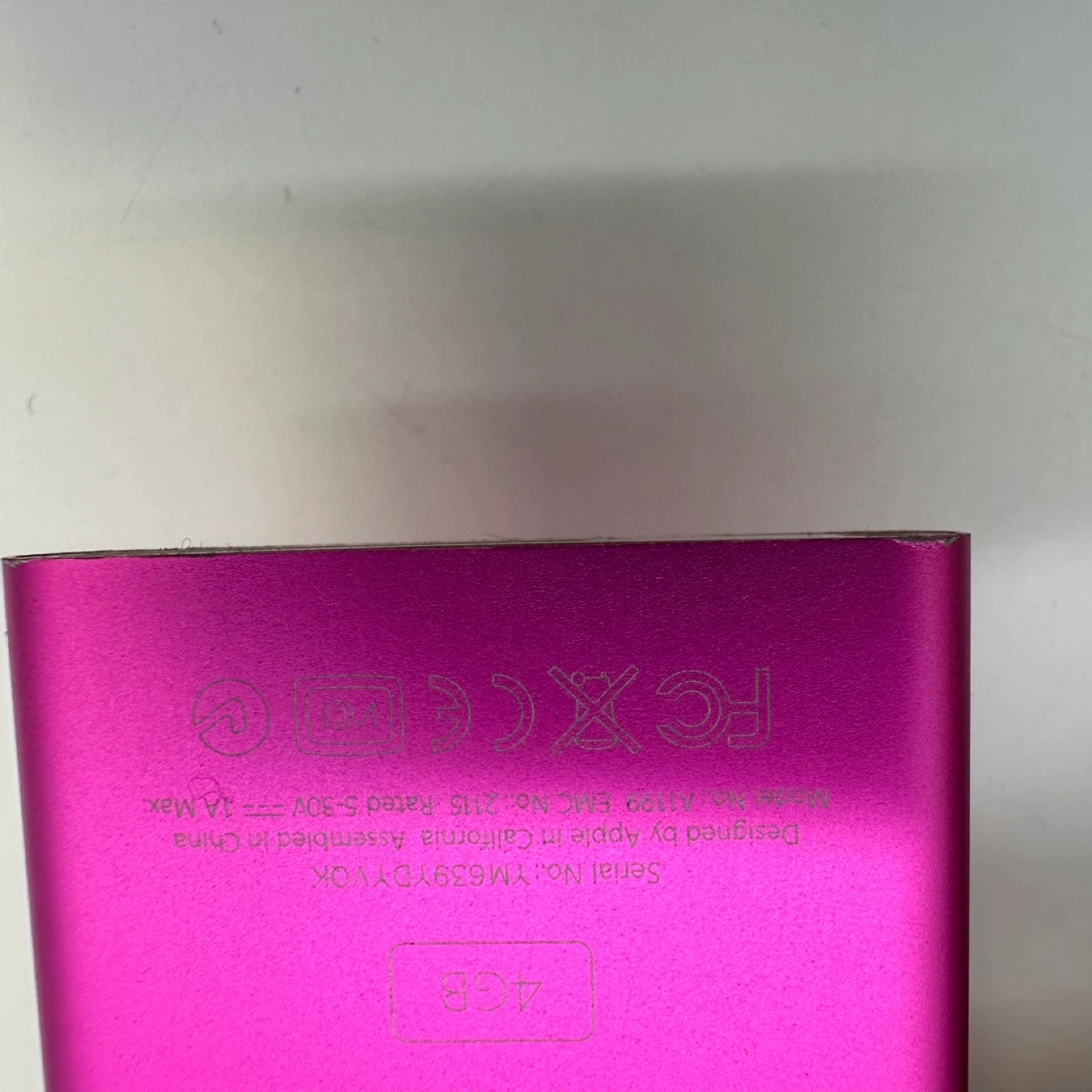 Pink Apple iPod Nano 4th Gen 4GB needs battery replacement - photo 5